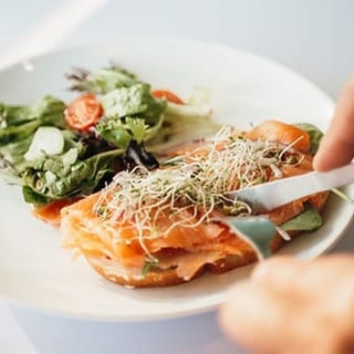 Smoked Salmon Breakfast Toast
